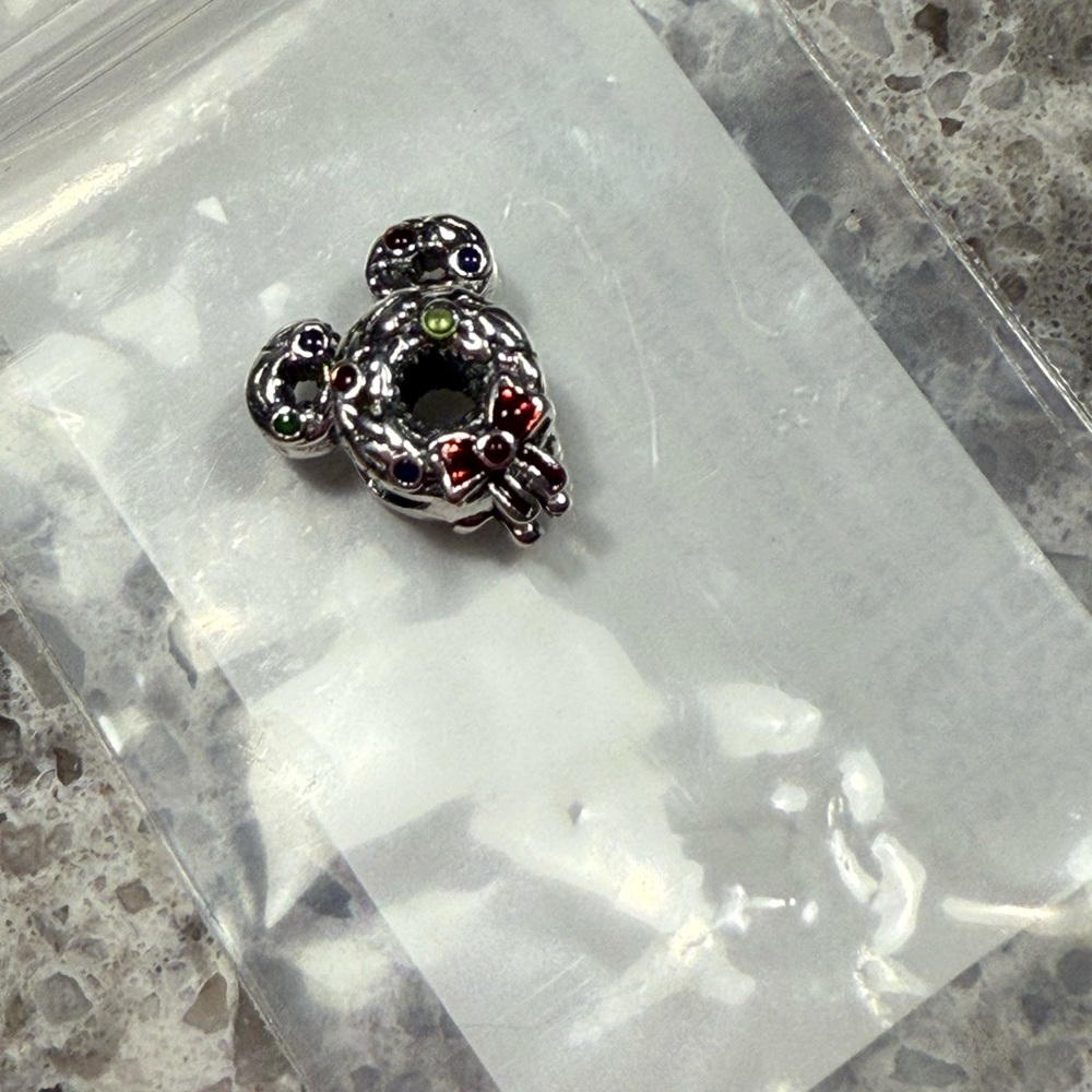 Mickey Mouse Christmas Wreath Charm